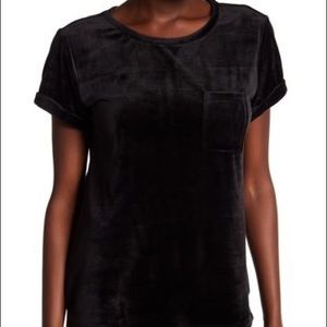 Marc New York Velvet Crew Neck Tee